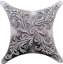 Hispania Ceramica Estrella E1 Satined Silver Вставка 6,7х6,7 см