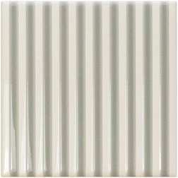 Wow Twister ER Vapor Mint Grey Серая Глянцевая Настенная плитка 12,5x12,5 см