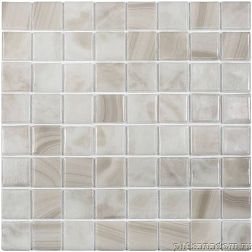 Vidrepur Nature Sea Salt №5601 (на сетке) Бежевая Глянцевая Мозаика 31,7х31,7 (3,8x3,8)