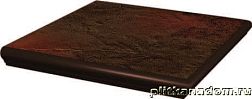 Paradyz Semir Brown Ступень наружная с капиносом структурная 33х33х1,1 см