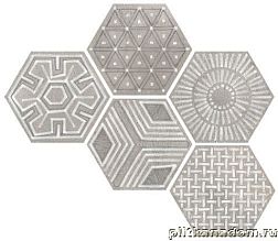 Vives Rift Hexagono Igneus Cemento Керамогранит 23x26,6 см