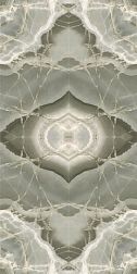 Cerdomus Jade Malachite Book Match Lev. Зеленый Полированный Декор 120х240 (Из 4-х плиток) см