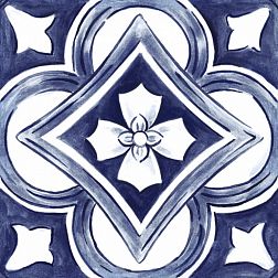 Ragno Amuri RC8G Decoro Maiolica Tappeto 1 Glossy RT Керамогранит 20х20 см