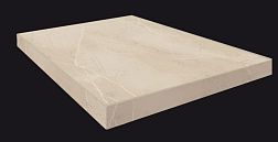 Coliseum Gres Капри Белый Ступень угловая правая 33х45 см