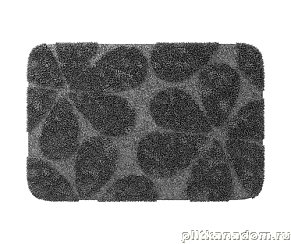 WasserKRAFT Diemel BM-2212 Charcoal Gray Коврик для ванной
