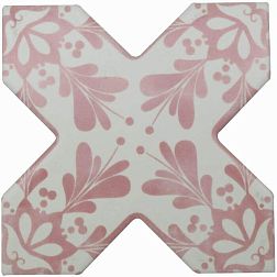 Cevica Becolors Cross Dec. Stencil Coral Керамогранит 13,25х13,25 см