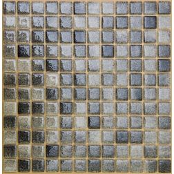 MVAPrintMosaic Мозаика стеклянная с напылением 25ST-M-012 Черный 31,5х31,5 см