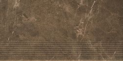 Paradyz Керамогранит ступень Ibis Brown Stopnica Prosta Mat 30x60 см