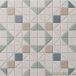 Wow Tesserae Like Marino Микс Матовый Керамогранит 28x28 см