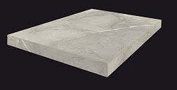 Coliseum Gres Капри Серый Ступень угловая левая 33х45 см