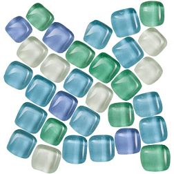 Architeza Grele Gloss Spring Satin Стеклянная мозаика 30х30 (кубик от 1 до 1,5) см