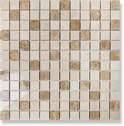 Chakmaks Mosaic Anatolian Stone 23х23 Pino Emperador Мозаика 30,5х30,5 (2,3х2,3) см