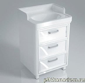 Kerama Marazzi Pompei PO.60.3 WHT Тумба под умывальник напольная 60, белая