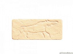 UniStone Наскальная живопись 4 Желтый Вставка 14,4х29,4x2,3 см