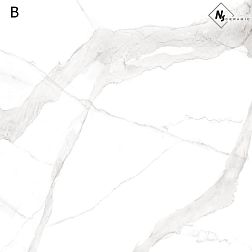 NS Ceramic Керамогранит с эффектом камня NSC8034(B) Белый Глянцевый 80х80 см