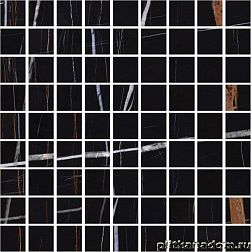Kerranova Marble Trend Nero Dorato K-1004-СR-m01 Мозаика 30х30 см