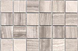 Caramelle Pietrine 7 мм Travertino Silver Matt Бежевая Матовая Мозаика 30,5х30,5х0,7 (4,8х4,8) см