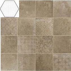Serenissima Cir Riabita IL-Cotto Esagona Fabric Natural Керамогранит 24х27,7 см