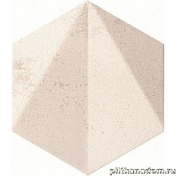 Tubadzin Free Space Hex White STR Декор 11х12,5 см