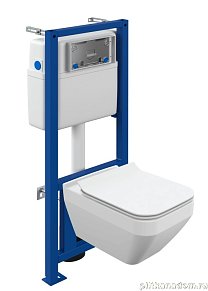 Cersanit 63997 Комплект CREA SQUARE CO DPL EO slim + LINK PRO