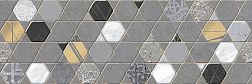 Gravita Cemento Ash Crystal Dec Настенная плитка 30х90 см